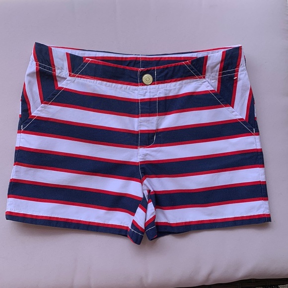 Gymboree Star Spangled Banner size 10 red, white and blue cotton shorts - Picture 1 of 8